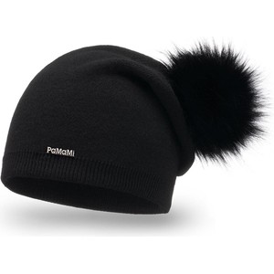 Czarna czapka PaMaMi
