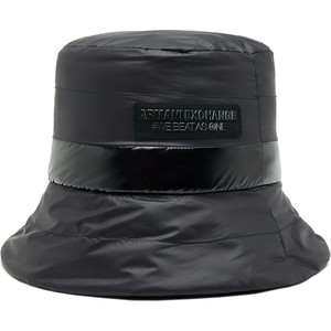 Czarna czapka Armani Exchange
