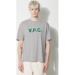 T-shirt A.P.C. z bawełny w młodzieżowym stylu z nadrukiem