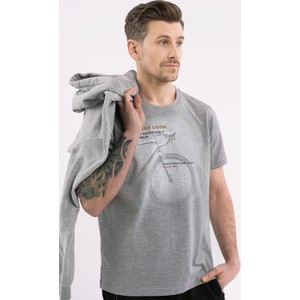 T-shirt Volcano z krótkim rękawem z bawełny