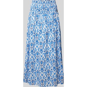 Niebieska spódnica Peek&Cloppenburg w stylu boho z bawełny