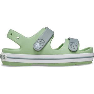 Zielone buty dziecięce letnie Crocs na rzepy