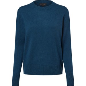 Niebieski sweter Franco Callegari z wełny w stylu casual