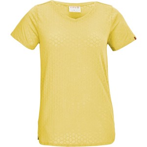 Żółty t-shirt G.i.g.a. z krótkim rękawem