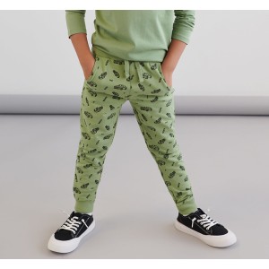 Zielone spodnie dziecięce Sinsay dla chłopców