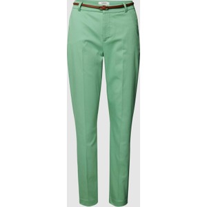 Zielone spodnie Peek&Cloppenburg z bawełny