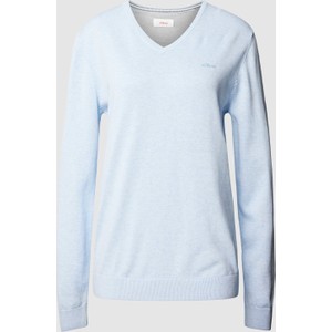 Niebieski sweter S.Oliver z bawełny