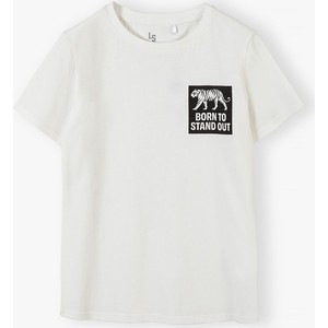 Koszulka dziecięca Lincoln & Sharks By 5.10.15. dla chłopców z bawełny