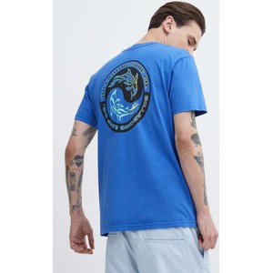 Niebieski t-shirt Billabong z nadrukiem