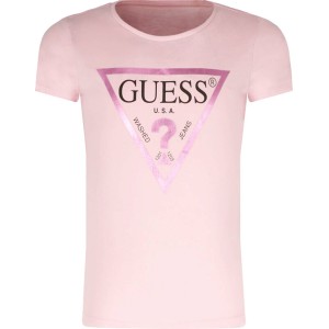 Bluzka dziecięca Guess z bawełny dla dziewczynek