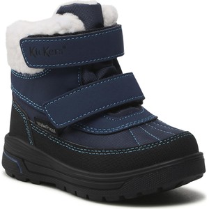 Granatowe buty dziecięce zimowe Kickers