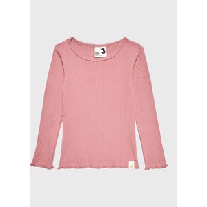 Różowa bluzka dziecięca Cotton On Kids z bawełny dla dziewczynek