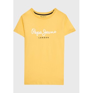 Żółta koszulka dziecięca Pepe Jeans dla chłopców