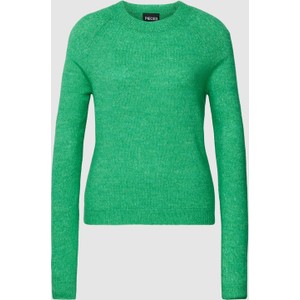 Zielony sweter Pieces w stylu casual