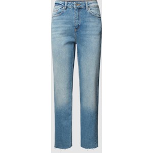 Niebieskie jeansy Peek&Cloppenburg z bawełny w street stylu