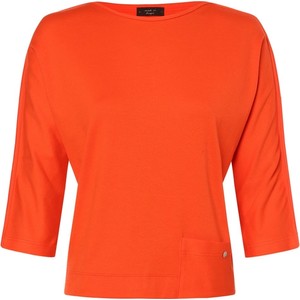 Pomarańczowy t-shirt Marc Cain z bawełny