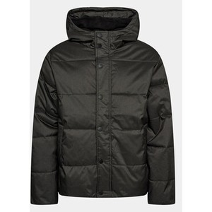 Czarna kurtka Solid w stylu casual krótka