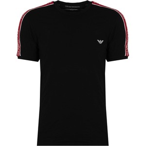 Czarny t-shirt Emporio Armani w sportowym stylu