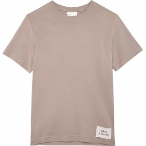 Brązowy t-shirt Outhorn w stylu casual z krótkim rękawem