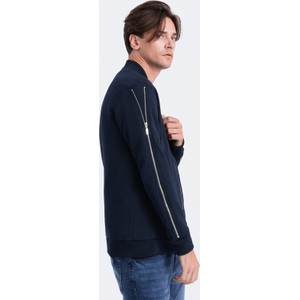 Granatowa bluza Ombre z bawełny w młodzieżowym stylu