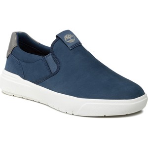 Sneakersy TIMBERLAND - Seneca Bay Slip On TB0A293W288 Dark Blue Nubuck
