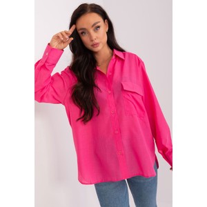 Różowa koszula Lakerta w stylu casual