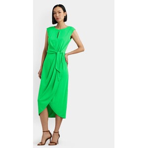 Zielona sukienka Ralph Lauren z krótkim rękawem
