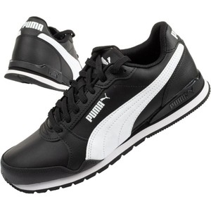 Czarne buty sportowe Puma w sportowym stylu