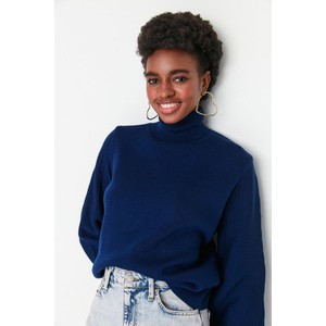 Niebieski sweter Trendyol