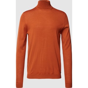 Pomarańczowy sweter Roy Robson z wełny