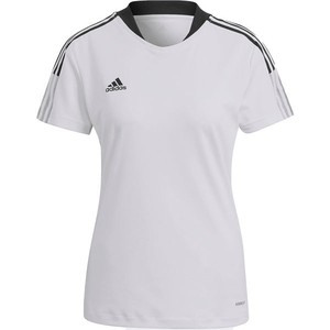 T-shirt Adidas z krótkim rękawem z dżerseju z okrągłym dekoltem