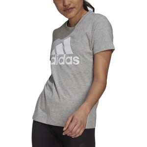 T-shirt Adidas w stylu klasycznym z okrągłym dekoltem z bawełny