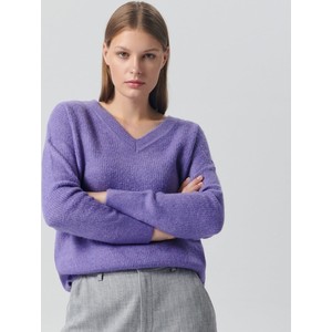 Fioletowy sweter Sinsay w stylu casual