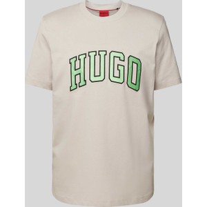 T-shirt Hugo Boss z krótkim rękawem w młodzieżowym stylu z bawełny