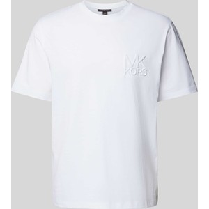 T-shirt Michael Kors z bawełny z krótkim rękawem w stylu casual