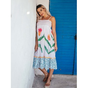 Sukienka Isla Bonita By Sigris bez rękawów oversize w stylu casual