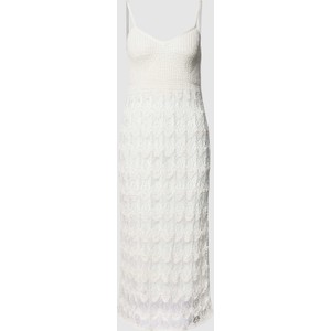 Sukienka Marc Cain z dekoltem w kształcie litery v maxi z bawełny