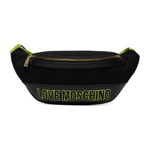 Czarna torebka Love Moschino matowa średnia na ramię
