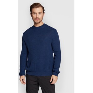 Niebieski sweter Sisley w stylu casual