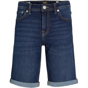 Granatowe spodenki dziecięce Jack&jones Junior z jeansu