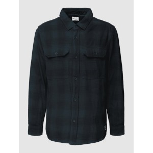 Czarna koszula Q/s Designed By - S.oliver z bawełny w stylu casual z długim rękawem