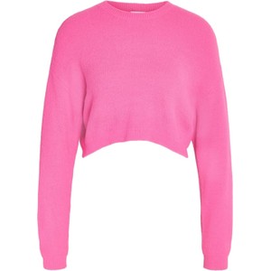 Różowy sweter Noisy May w stylu casual