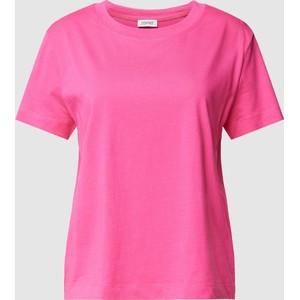 Różowy t-shirt Esprit