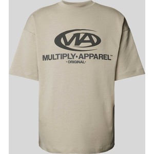 T-shirt Multiply Apparel z bawełny z krótkim rękawem w młodzieżowym stylu