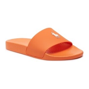 Pomarańczowe buty letnie męskie POLO RALPH LAUREN w sportowym stylu