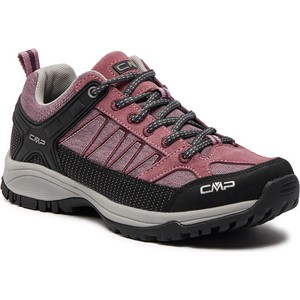 Różowe buty trekkingowe CMP sznurowane