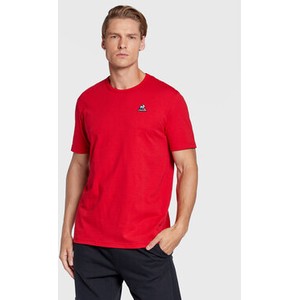 Czerwony t-shirt Le Coq Sportif
