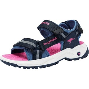 Buty dziecięce letnie Kangaroos na rzepy dla dziewczynek z tkaniny