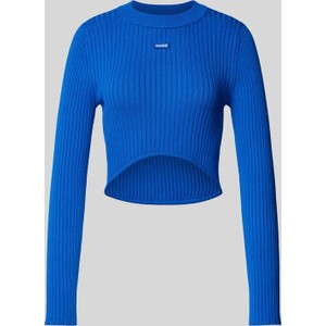Niebieski sweter Hugo Blue w stylu casual