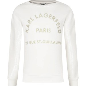 Bluza dziecięca Karl Lagerfeld z bawełny